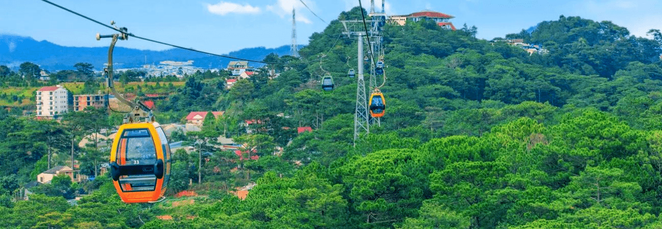 Cáp treo đồi Robin Đà Lạt