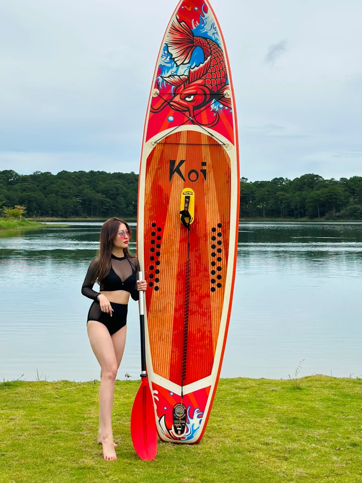chèo sup hồ tuyền lâm đà lạt