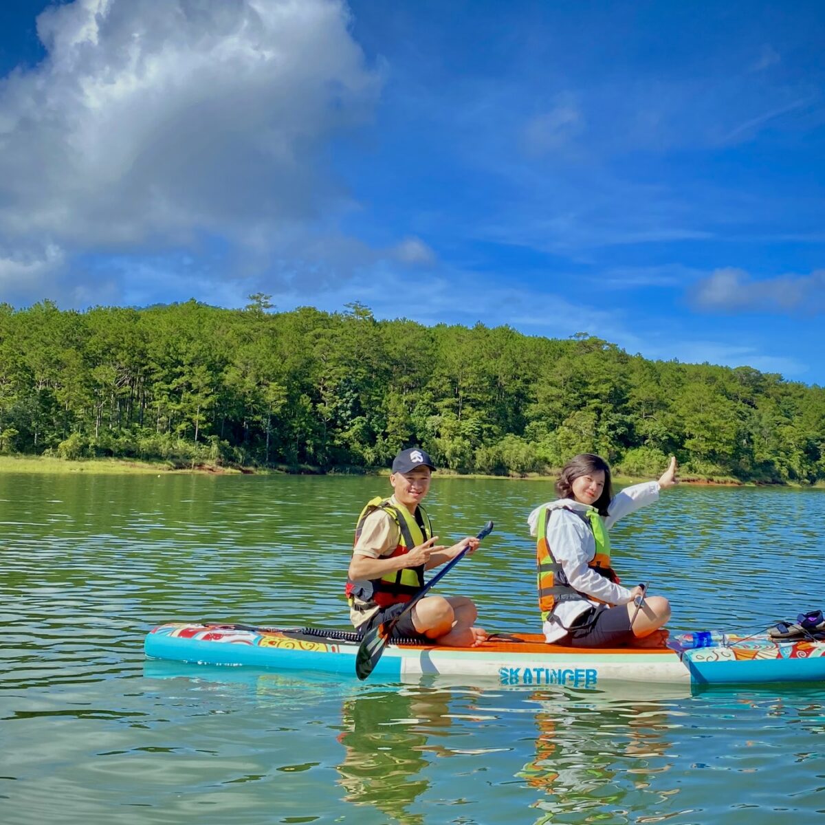chèo sup hồ tuyền lâm đà lạt