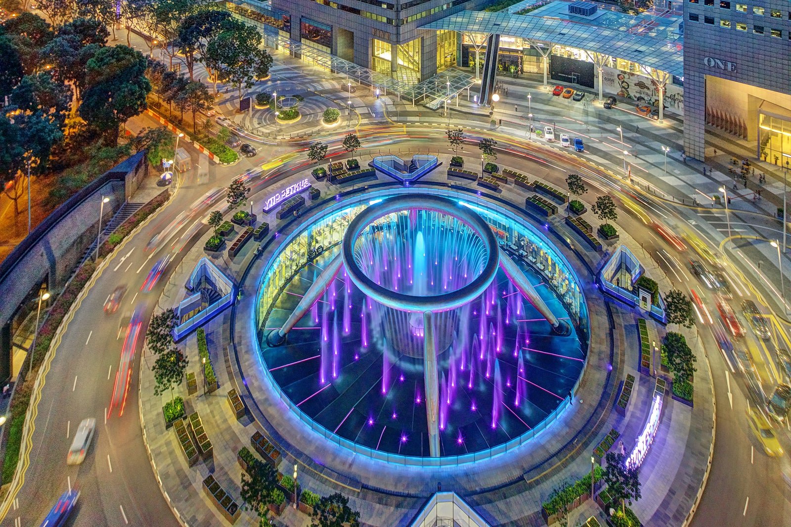 Đài phun nước Thịnh Vượng - Suntec city Singapore