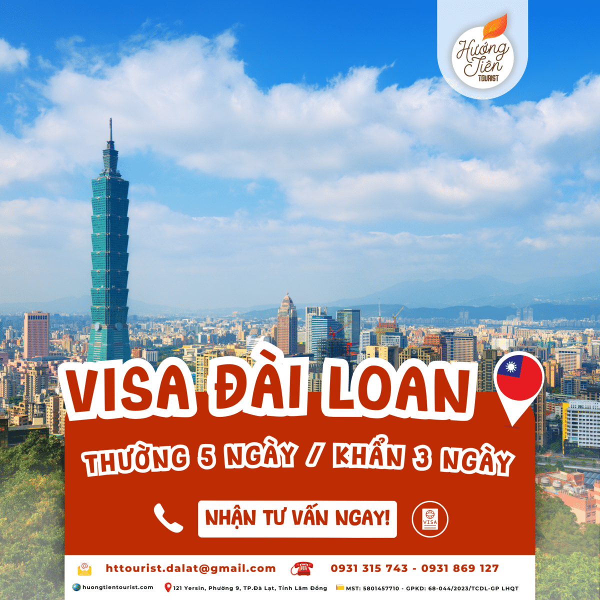 poster visa đài loan