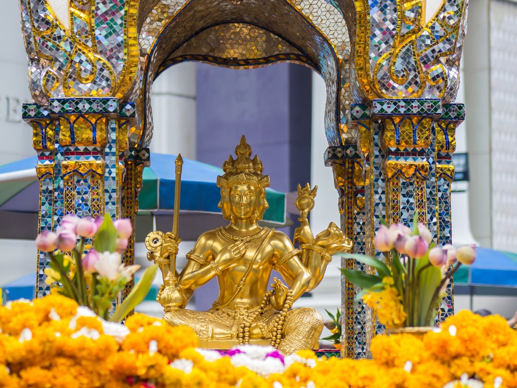 Tượng Phật 4 mặt - nổi tiếng nhất thủ đô Bangkok