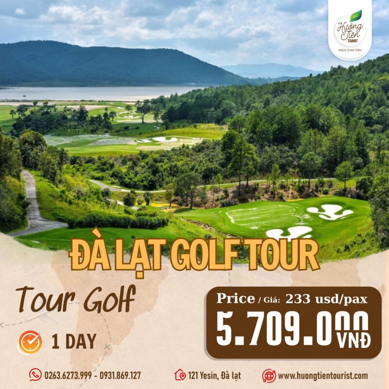 Dalat golf tour 1 day