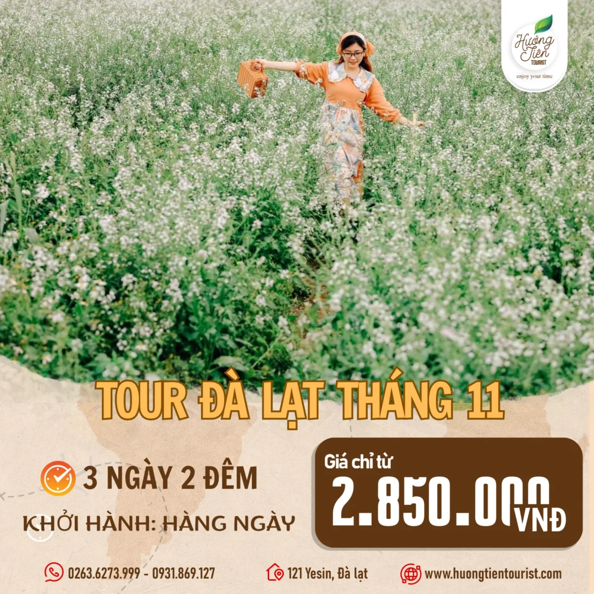 Đà Lạt 3 Ngày 2 Đêm | Tháng 11 | CT03