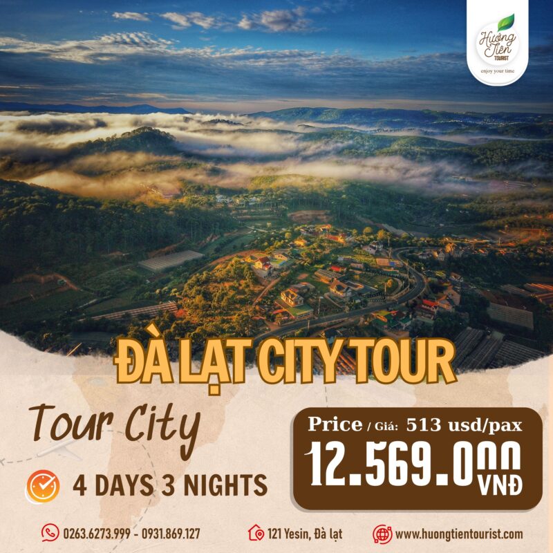City tour Đà Lạt - City tour Dalat