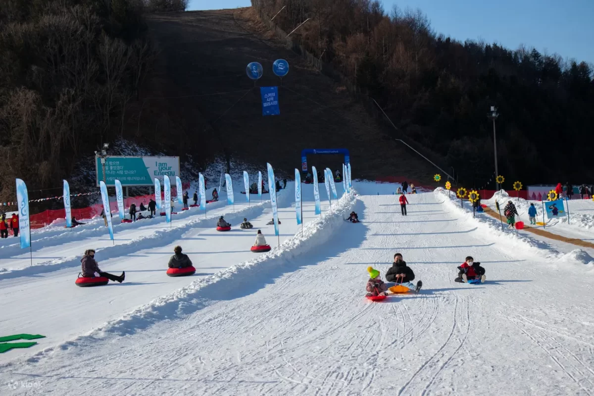 Khu trượt tuyết Elysian Gangchon Ski Resort đang hot những năm gần đây