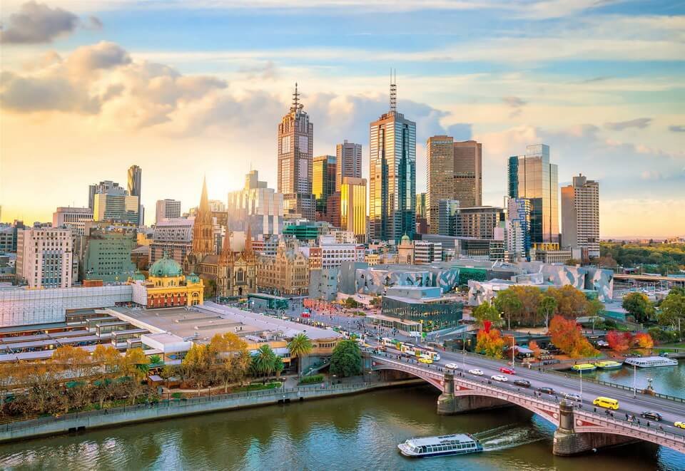 Melbourne đẹp như mơ vào mùa thu