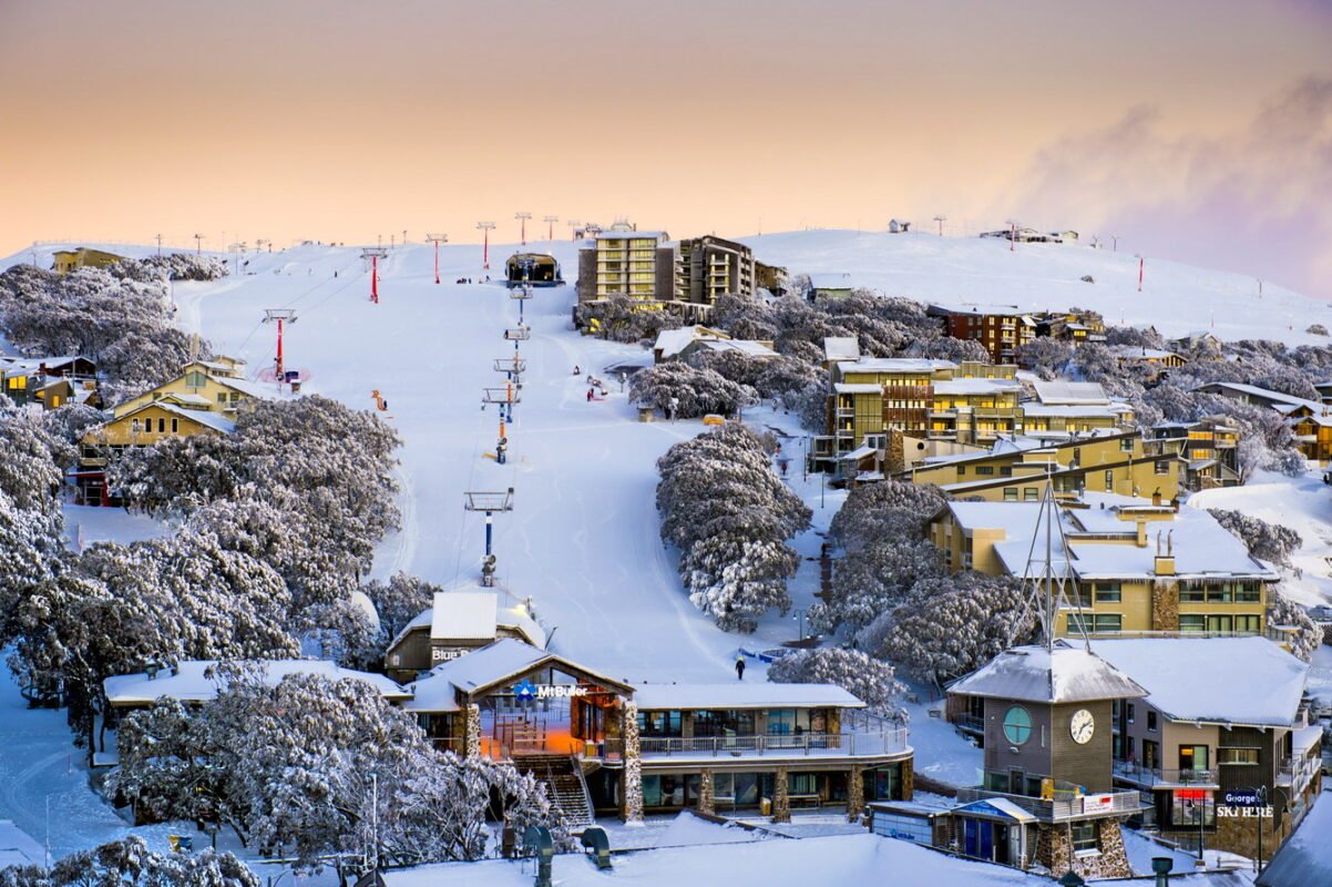 Thời tiết ở Úc mùa đông rất thích hợp cho các trò chơi trượt tuyết