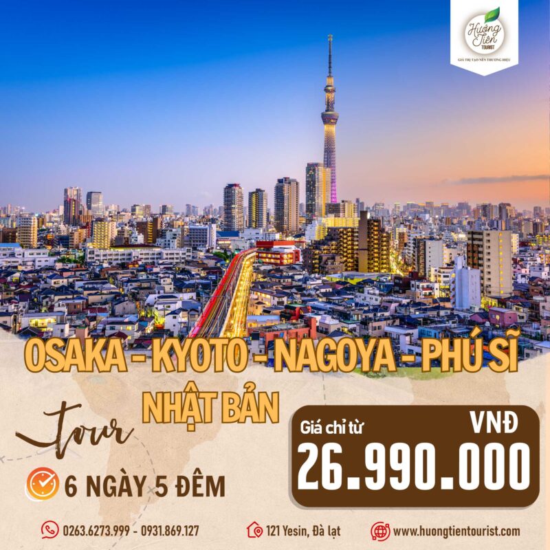 Tour Nhật Bản tháng 6 HCM