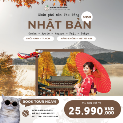 Tour Nhật Bản 6 ngày 5 đêm