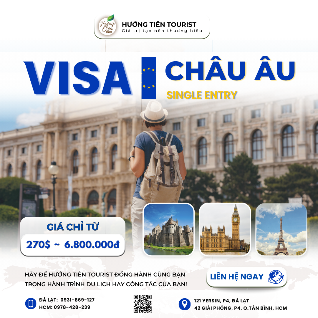 Visa Châu Âu 2024 - Single Visa