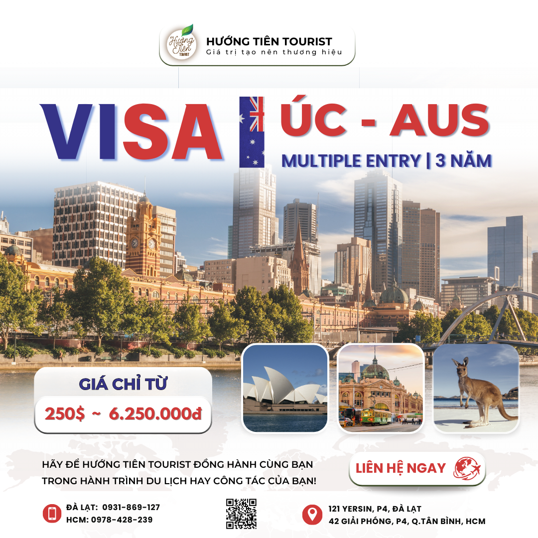 Visa Úc 2024 - Multiple Visa