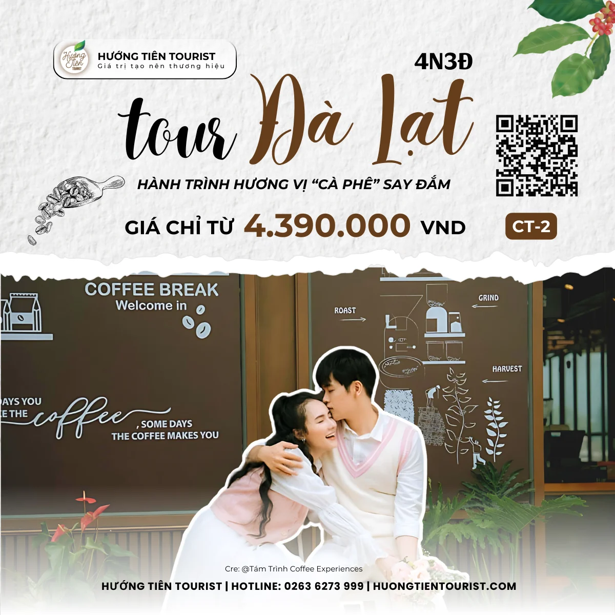 Tour Đà Lạt 2024 - Hành trình hương vị “cà phê” say đắm