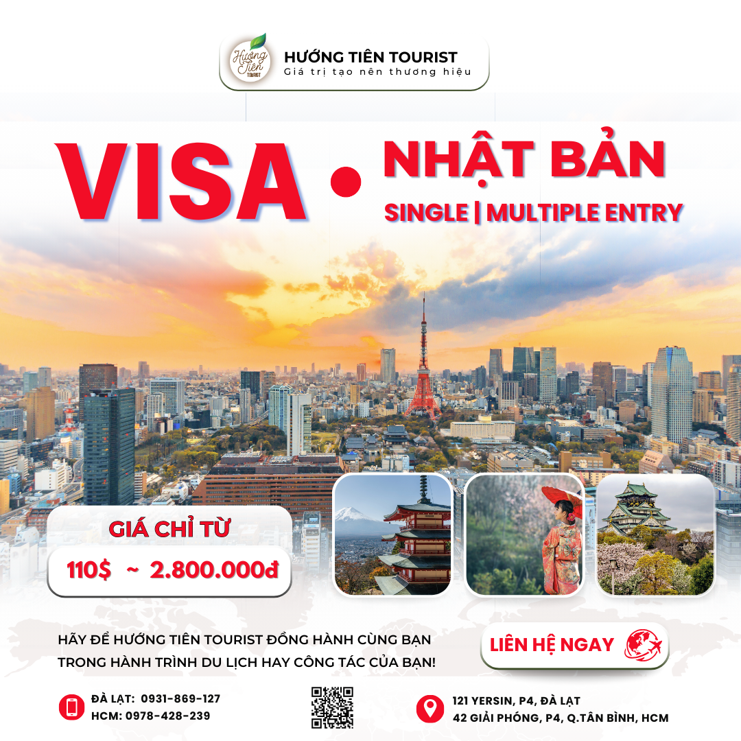 Visa Nhật Bản 2024 | Single - Multiple Visa