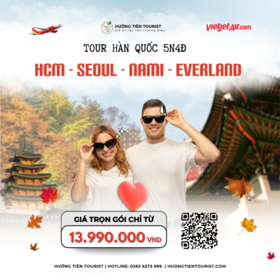 TOUR HÀN QUỐC 2024 | MÙA THU | 5N4Đ | SEOUL – NAMI - EVERLAND