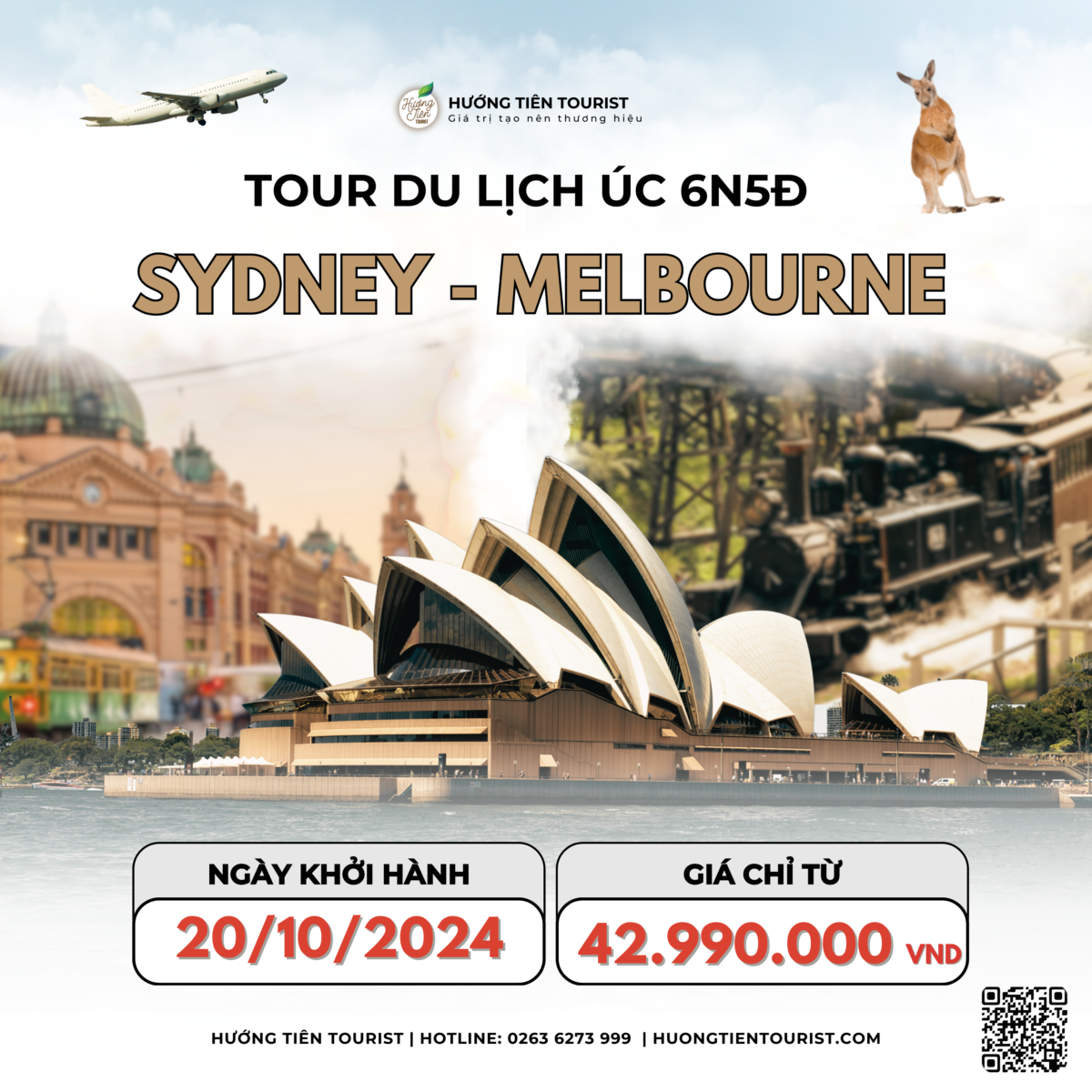 TOUR DU LỊCH ÚC 2024 | 6N5D | SYDNEY - MELBOURNE