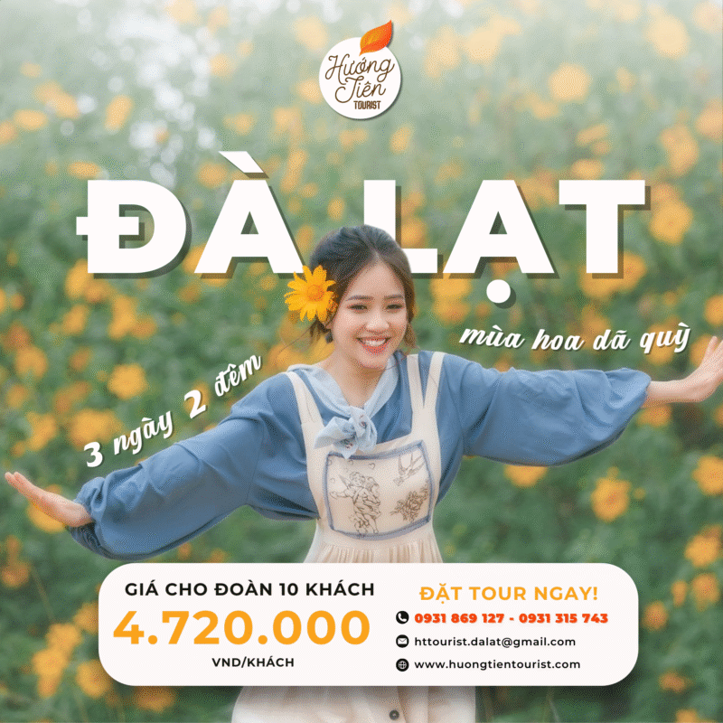 Tour Đà Lạt hoa Dã quỳ 3n2d