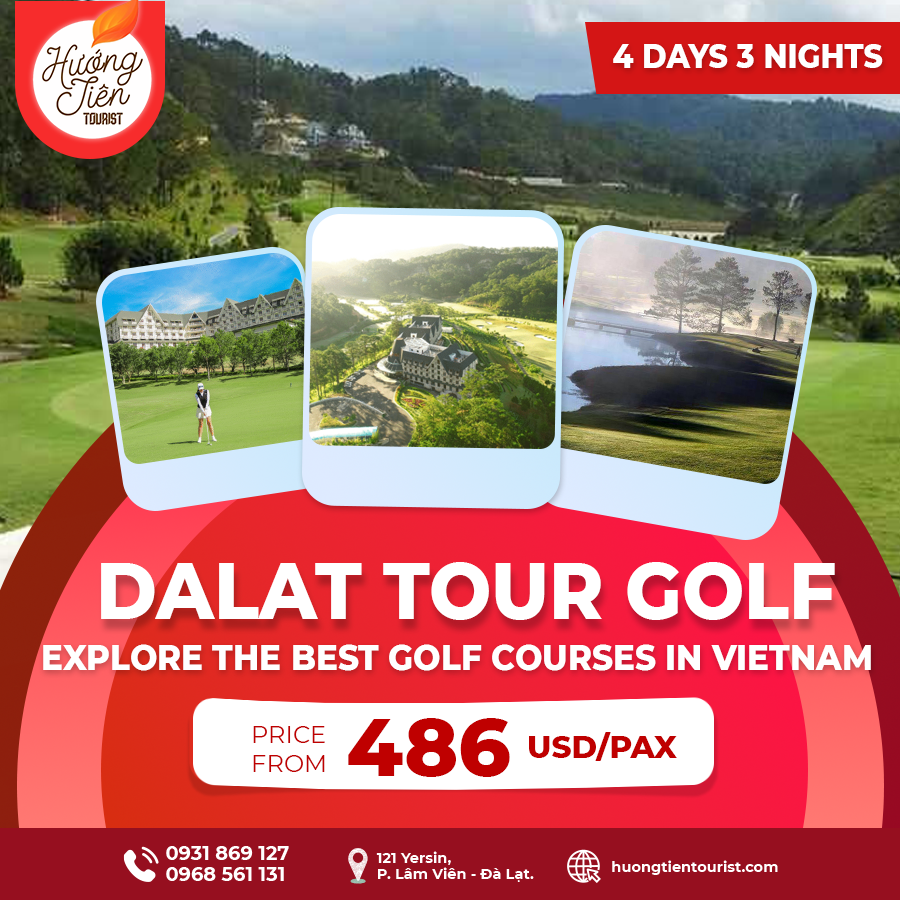 Dalat Golf Tour 4 Days 3 Nights | Explore the Best Golf Courses in Vietnam