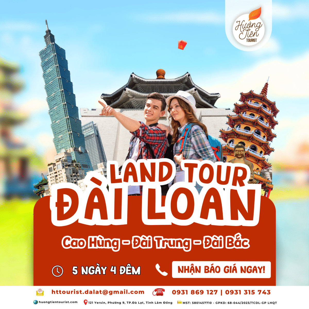 land tour đài loan