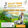 Dalat 3 Day Golf and City Tour promotion with pricing from 7,700,000 VND per person. Includes world-class golf, 4-star accommodation, flexible itinerary, and unique cultural experiences.