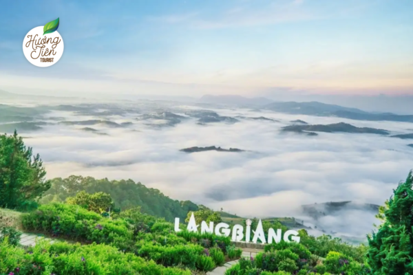 Langbiang Mountain during the Da Lat City Tour.