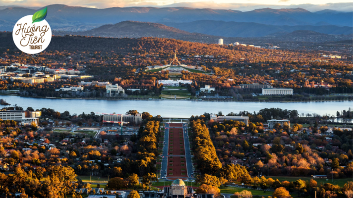 Cảnh quan thành phố Canberra, thủ đô nước Úc