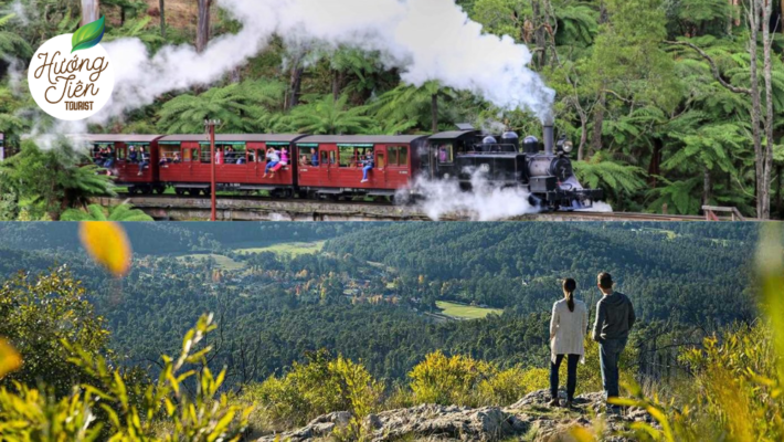 Tàu hơi nước Puffing Billy và cảnh quan Dãy núi Dandenong