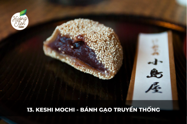  Keshi Mochi - Bánh gạo truyền thống của Osaka với nhân đậu đỏ