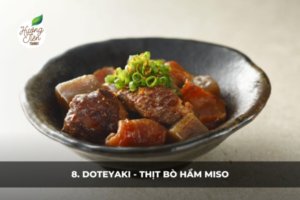 Doteyaki - Món thịt bò hầm miso, đặc sản truyền thống của Osaka