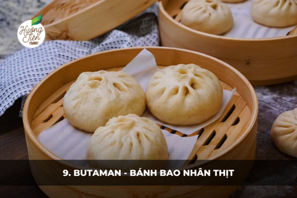 Butaman - Bánh bao nhân thịt heo hấp, món ăn đường phố nổi tiếng ở Osaka