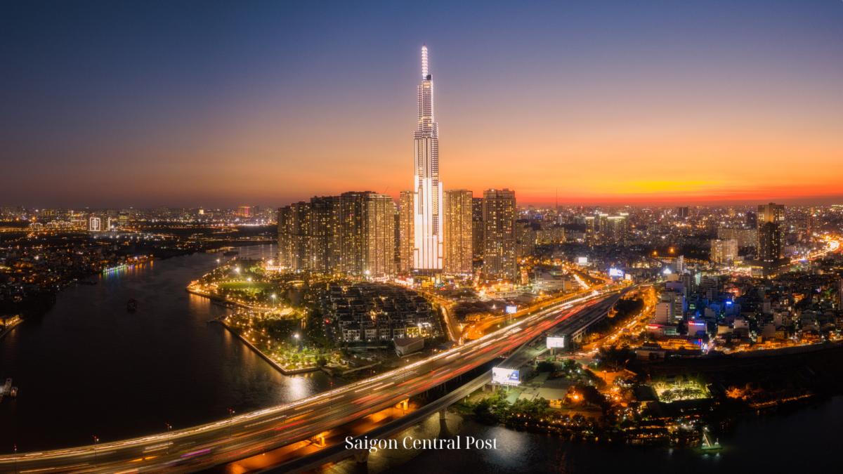 Stunning views from the Landmark 81 Observation Deck in Ho Chi Minh City, Vietnam.