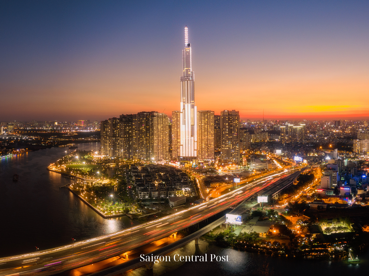 Stunning views from the Landmark 81 Observation Deck in Ho Chi Minh City, Vietnam.