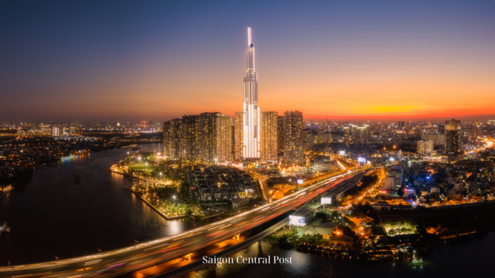 Stunning views from the Landmark 81 Observation Deck in Ho Chi Minh City, Vietnam.