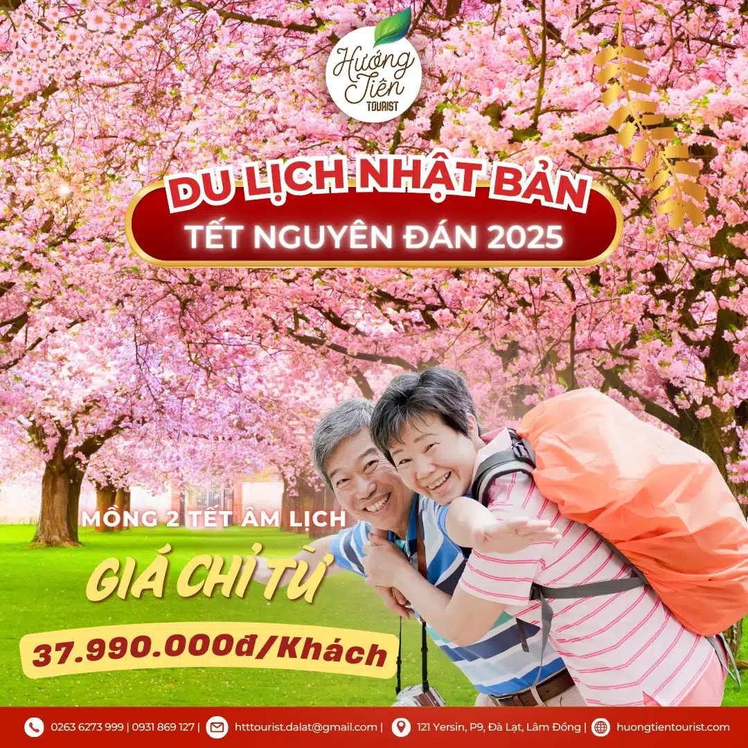 TOUR NHẬT BẢN TẾT NGUYÊN ĐÁN 2025 (MÙNG 2 TẾT)