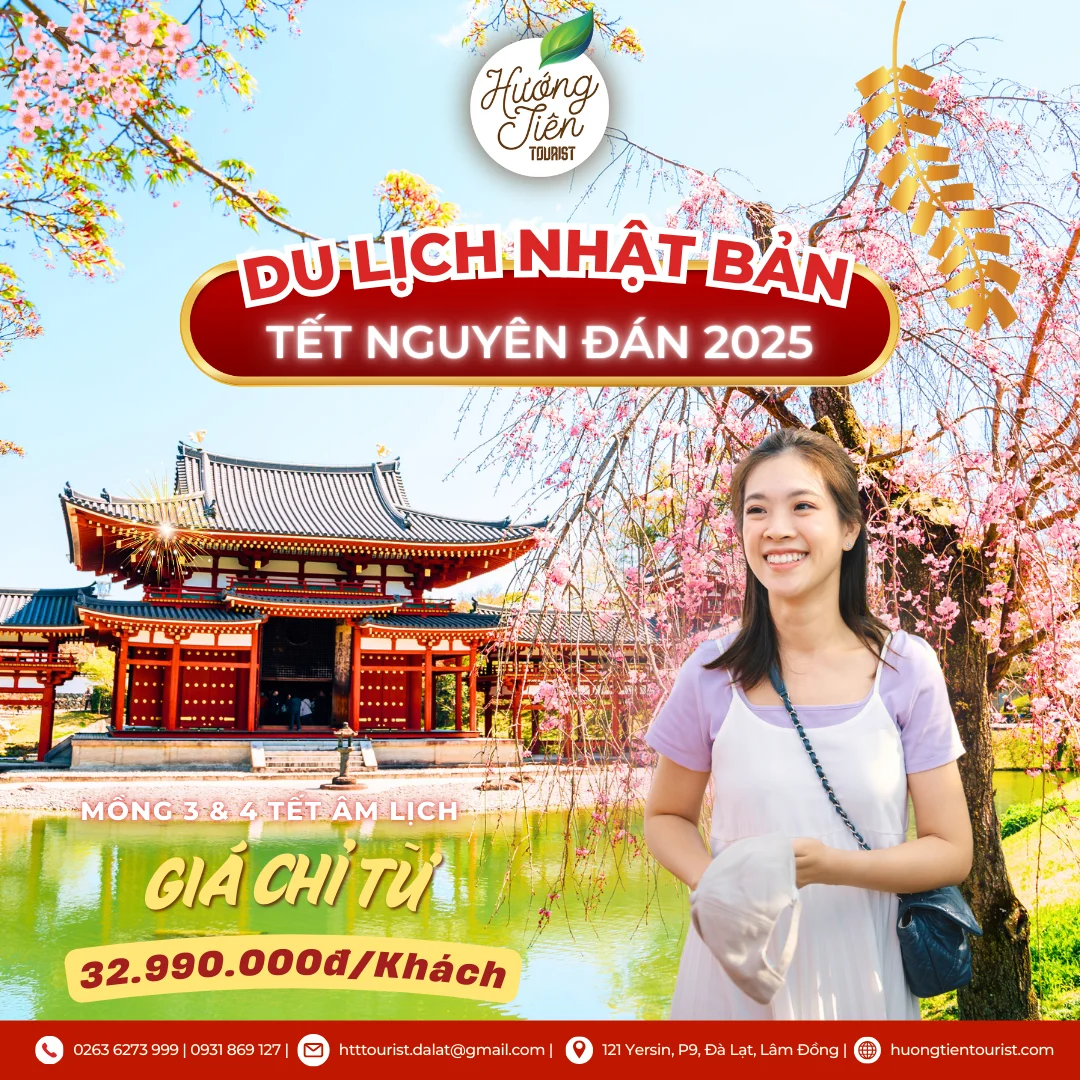 TOUR NHẬT BẢN TẾT NGUYÊN ĐÁN 2025 (MÙNG 3&4 TẾT)