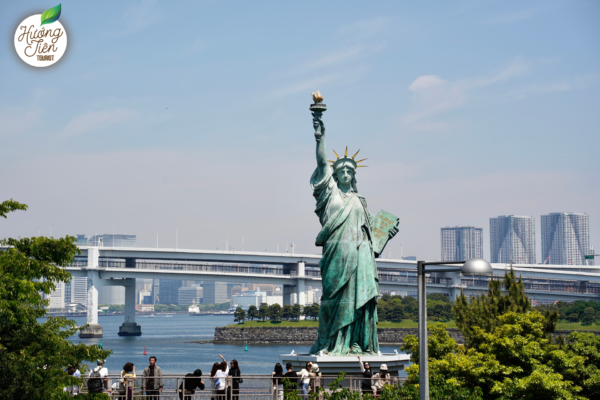 Đảo nhân tạo Odaiba với biểu tượng hiện đại của Tokyo - điểm đến hấp dẫn trên Tour Nhật Bản Tết Nguyên Đán.