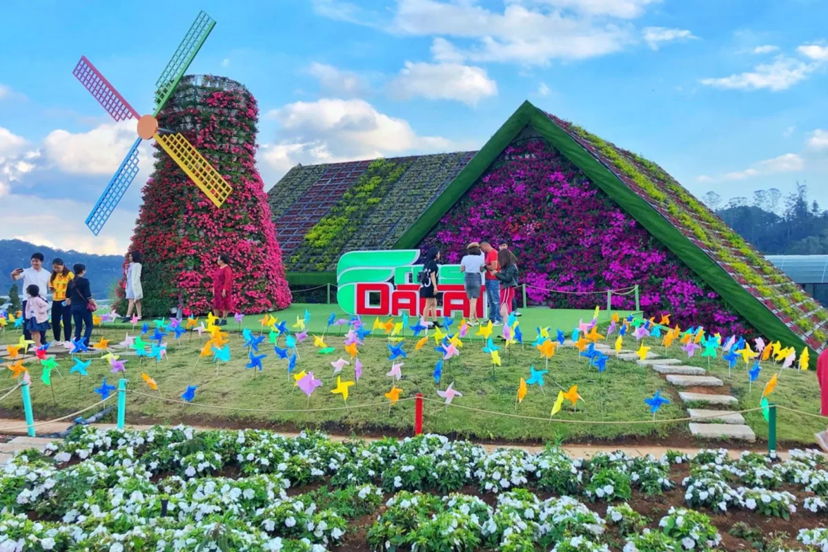 vườn hoa thành phố đà lạt
