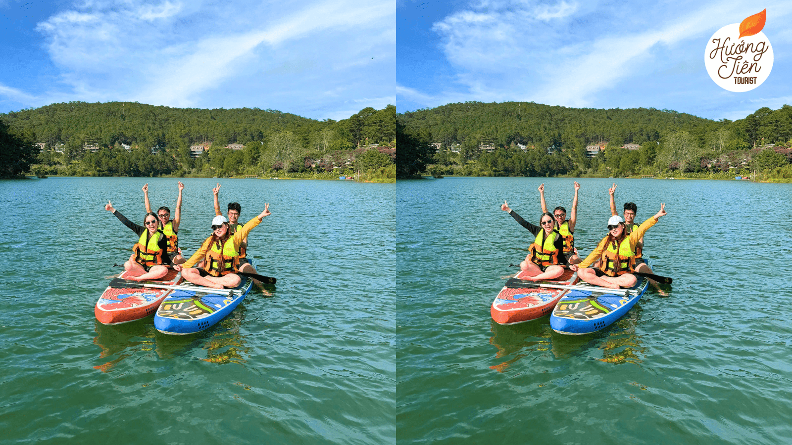 chèo sup tại hồ tuyền lâm đà lạt