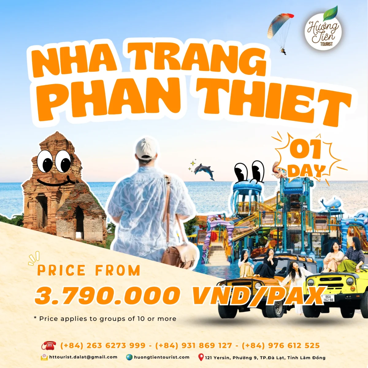 TOUR NHA TRANG - PHAN THIẾT | 1 DAY | CITY TOUR