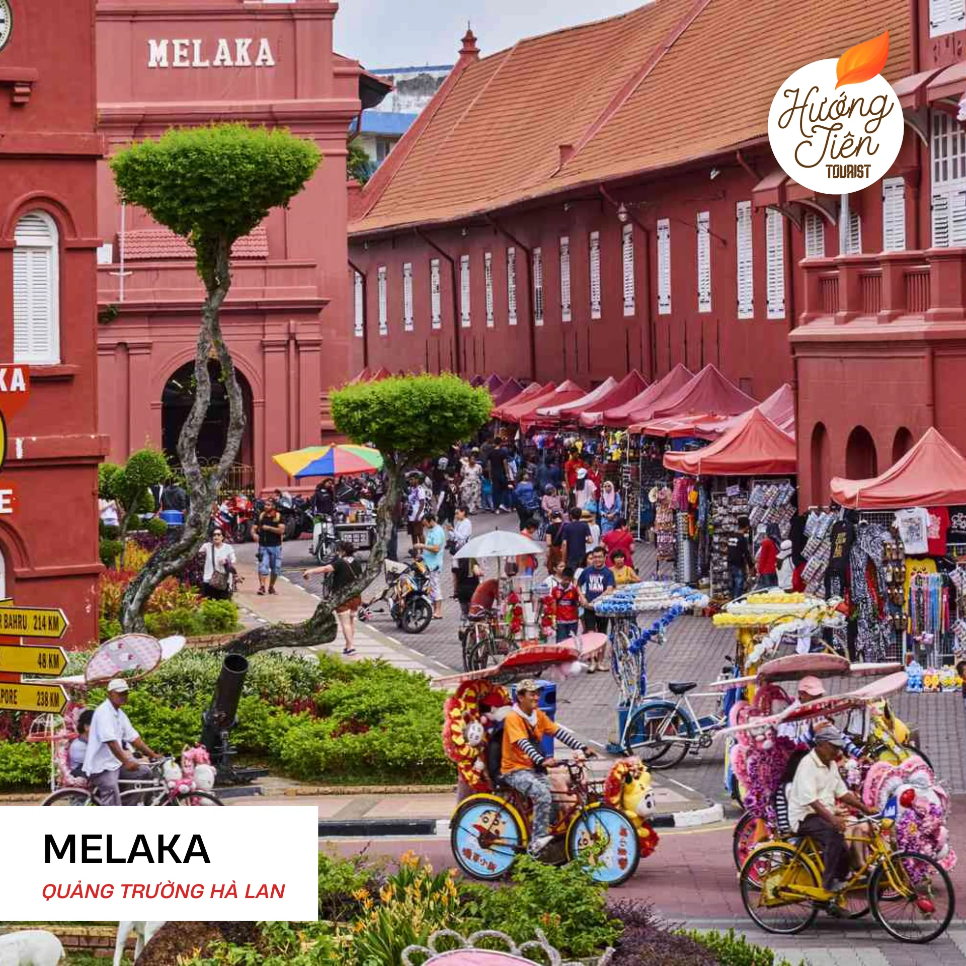 Melaka là Một công viên nho nhỏ với mô phỏng chiếc cối xay gió và những cụm cây cỏ xanh um điểm xuyết những bông hoa nhắc nhở thời kỳ người Hà Lan ngự trị tại nơi đây