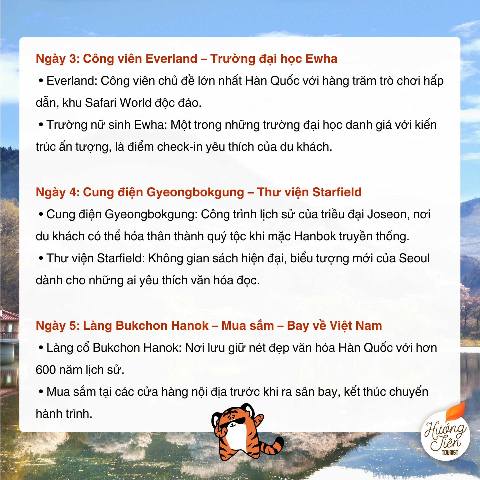 TOUR HÀN QUỐC SEOUL - NAMI - EVERLAND 5N4Đ (Bay VJ) - Ảnh 5