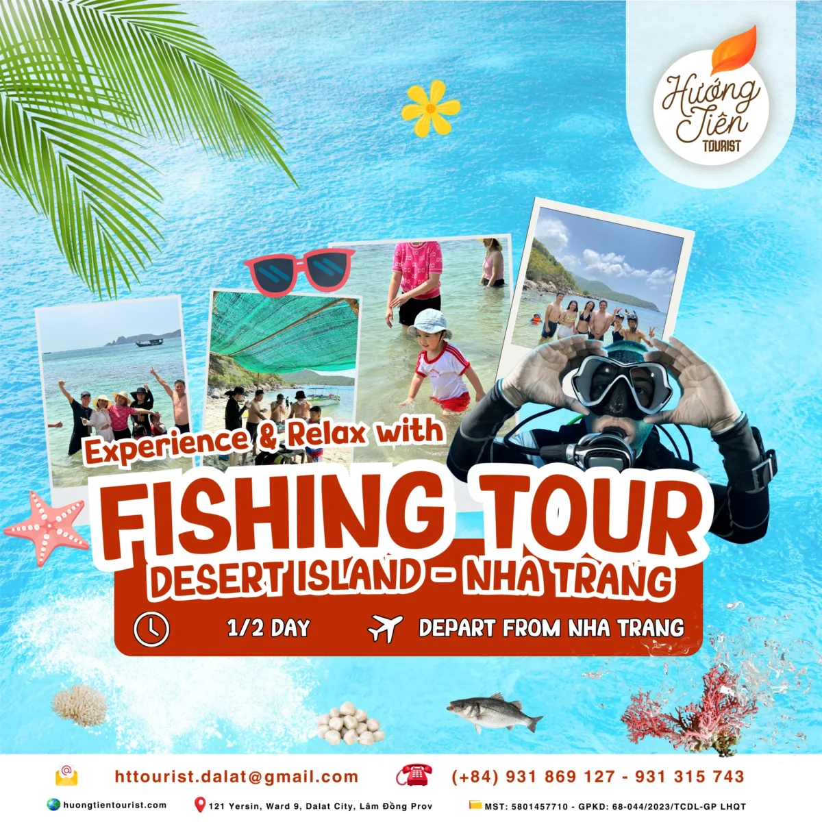 Desert Island Fishing Tour Nha Trang