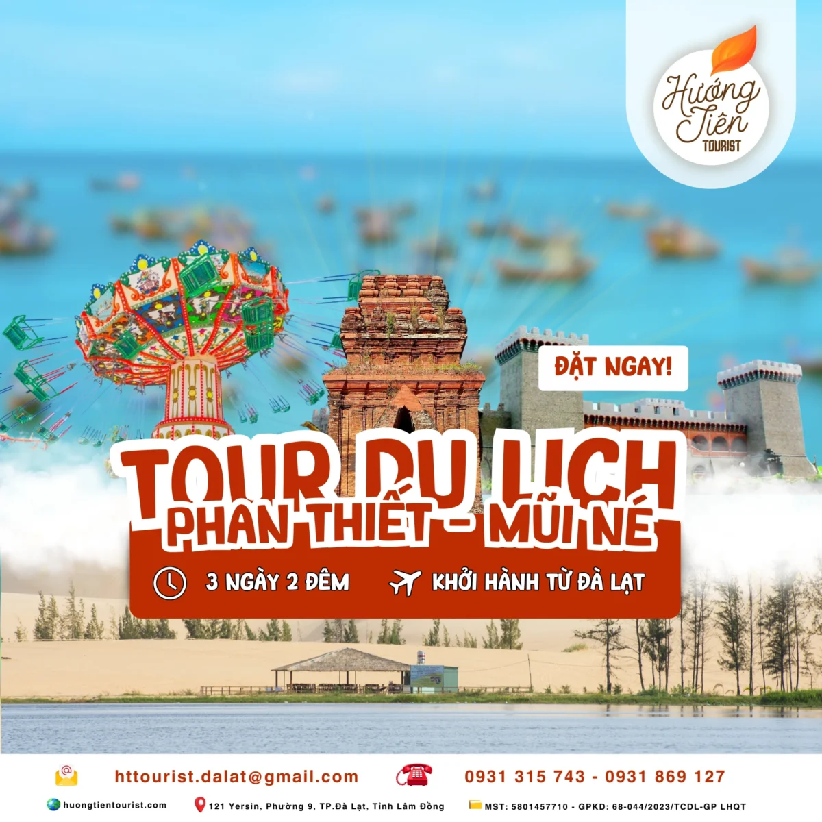 TOUR PHAN THIẾT MŨI NÉ 3N2Đ - LỊCH TRÌNH TRỌN GÓI