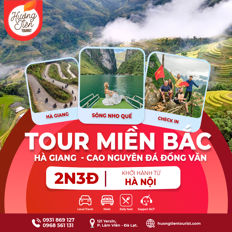 TOUR HÀ GIANG CAO NGUYÊN ĐÁ ĐỒNG VĂN 2N3Đ - KHỞI HÀNH TỪ HÀ NỘI