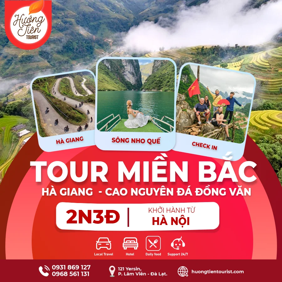 TOUR HÀ GIANG CAO NGUYÊN ĐÁ ĐỒNG VĂN 2N3Đ - KHỞI HÀNH TỪ HÀ NỘI