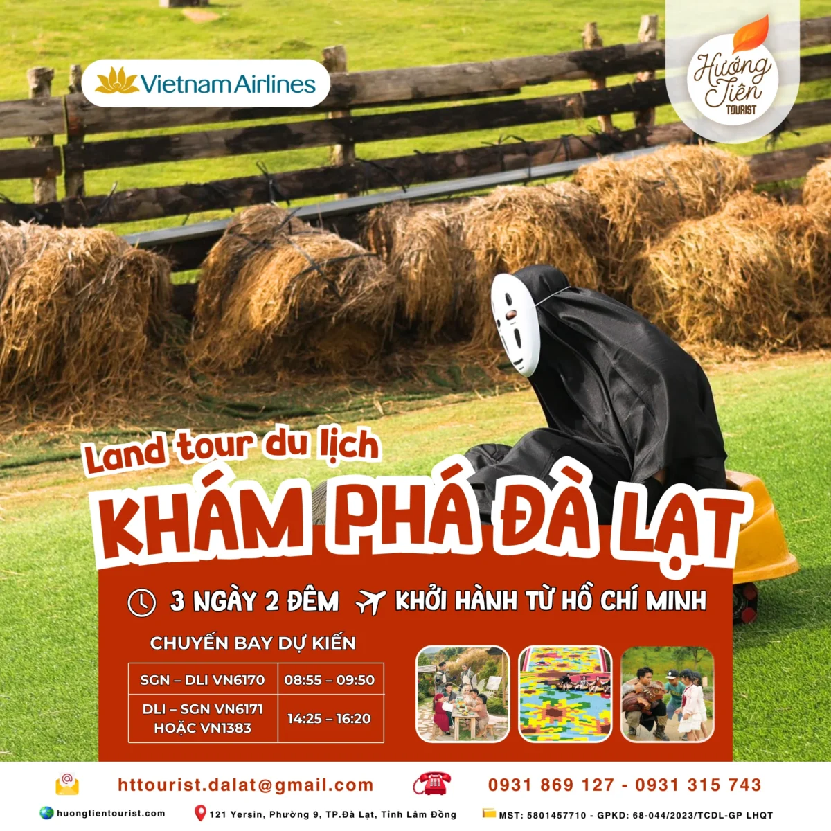 Land tour Đà Lạt 3N2Đ - Hướng Tiên Tourist
