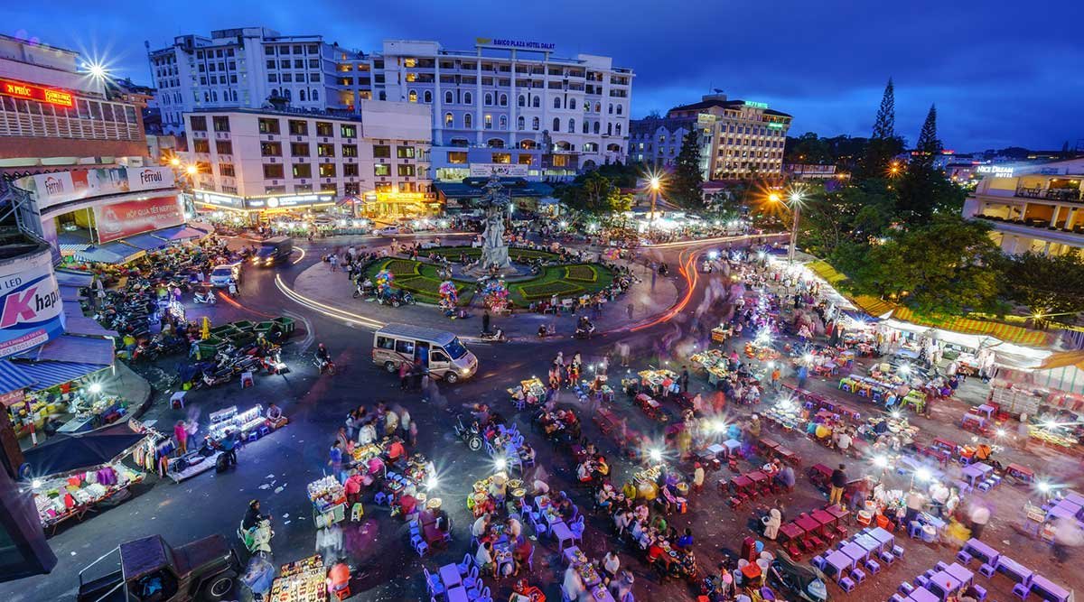 chợ đêm đà lạt