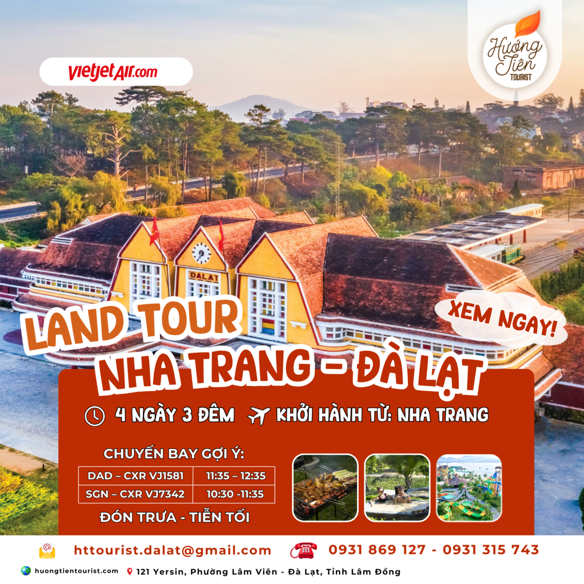 land tour nha trang đà lạt 4 ngày 3 đêm
