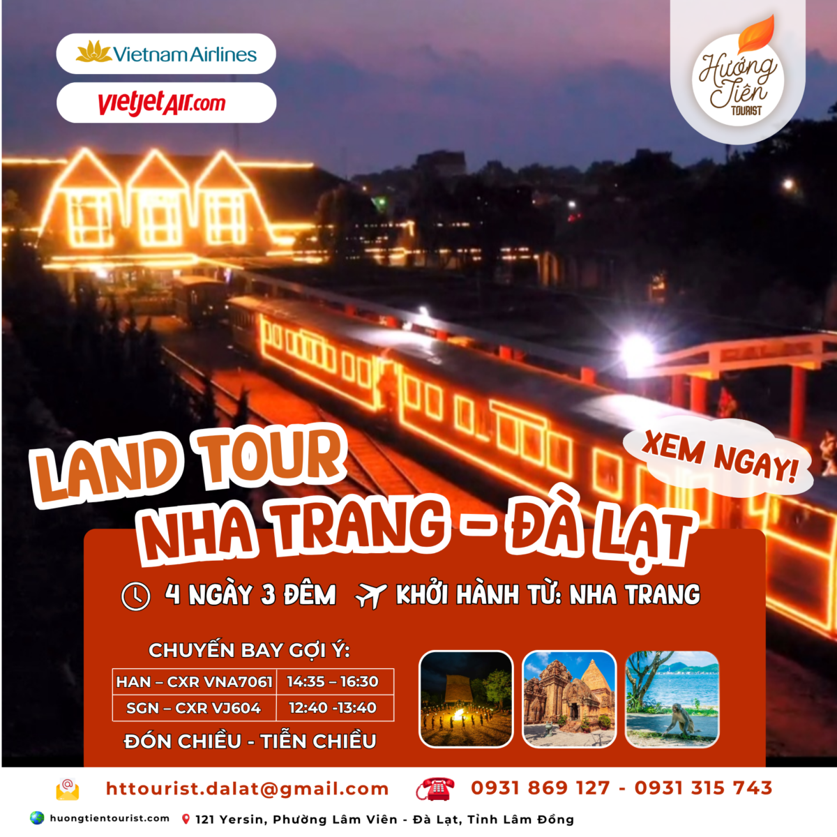 land tour nha trang đà lạt 4 ngày 3 đêm