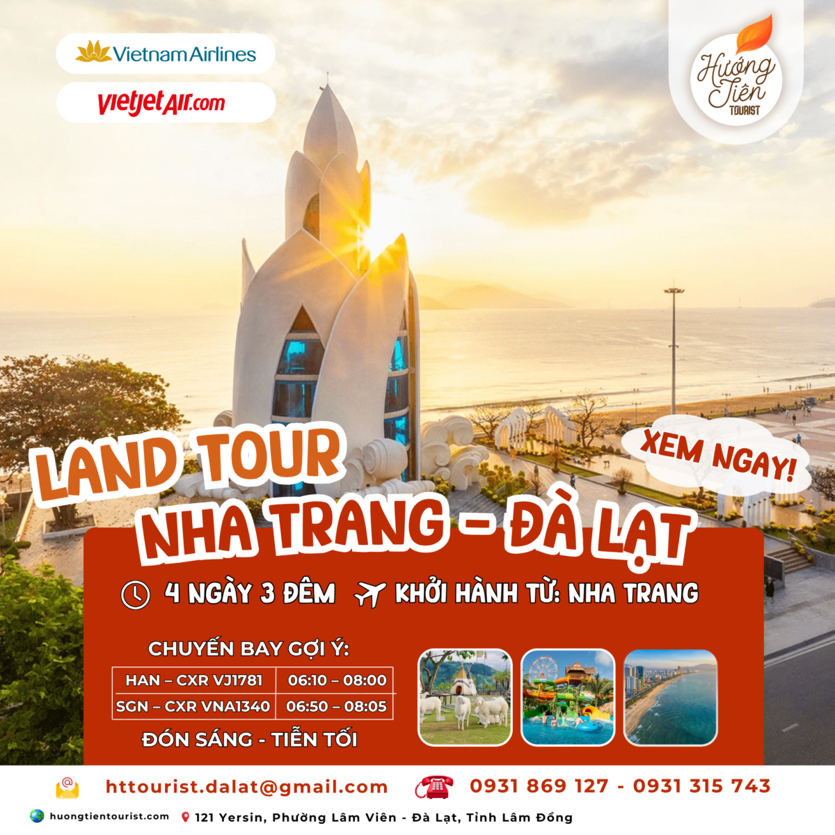 land tour nha trang đà lạt 4 ngày 3 đêm